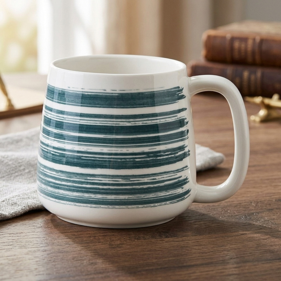 Hand-Painted Japanese Ceramic Mug 006