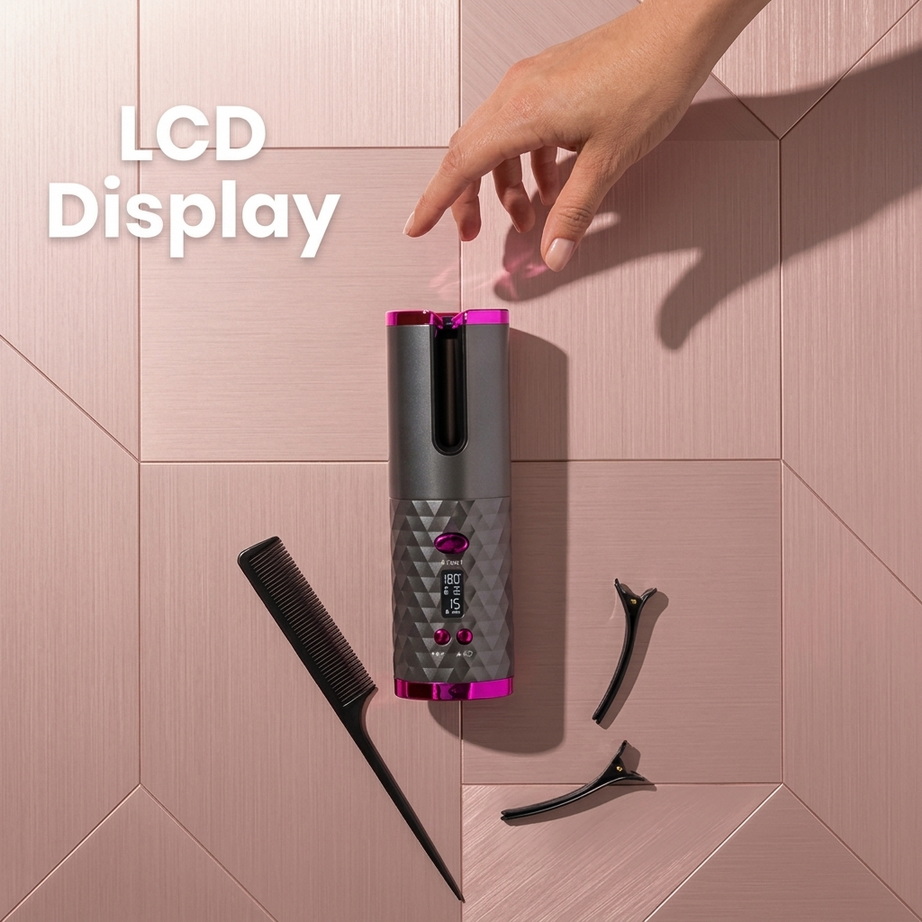 Portable Ceramic Hair Curler 003