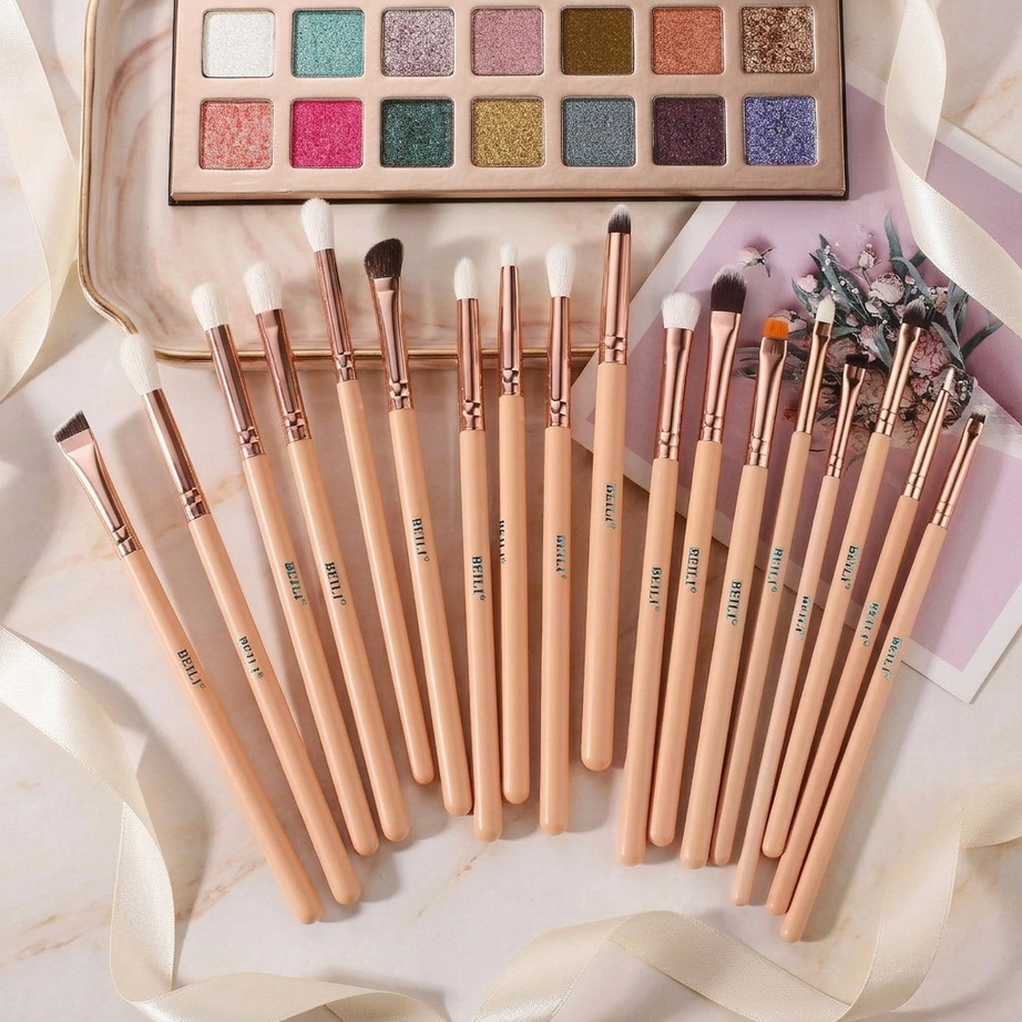 Premium Pink Makeup Brush Set 001