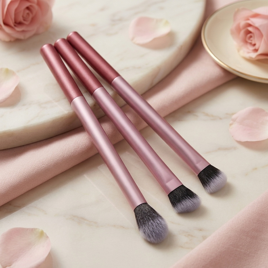 Three Color Flawless Base Makeup Brush Set 005