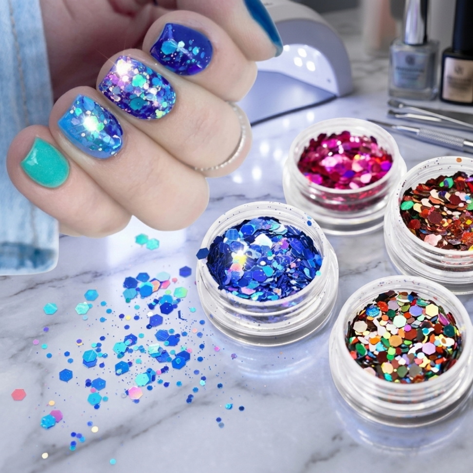 24PCS Holo-Chunk Glitters 001