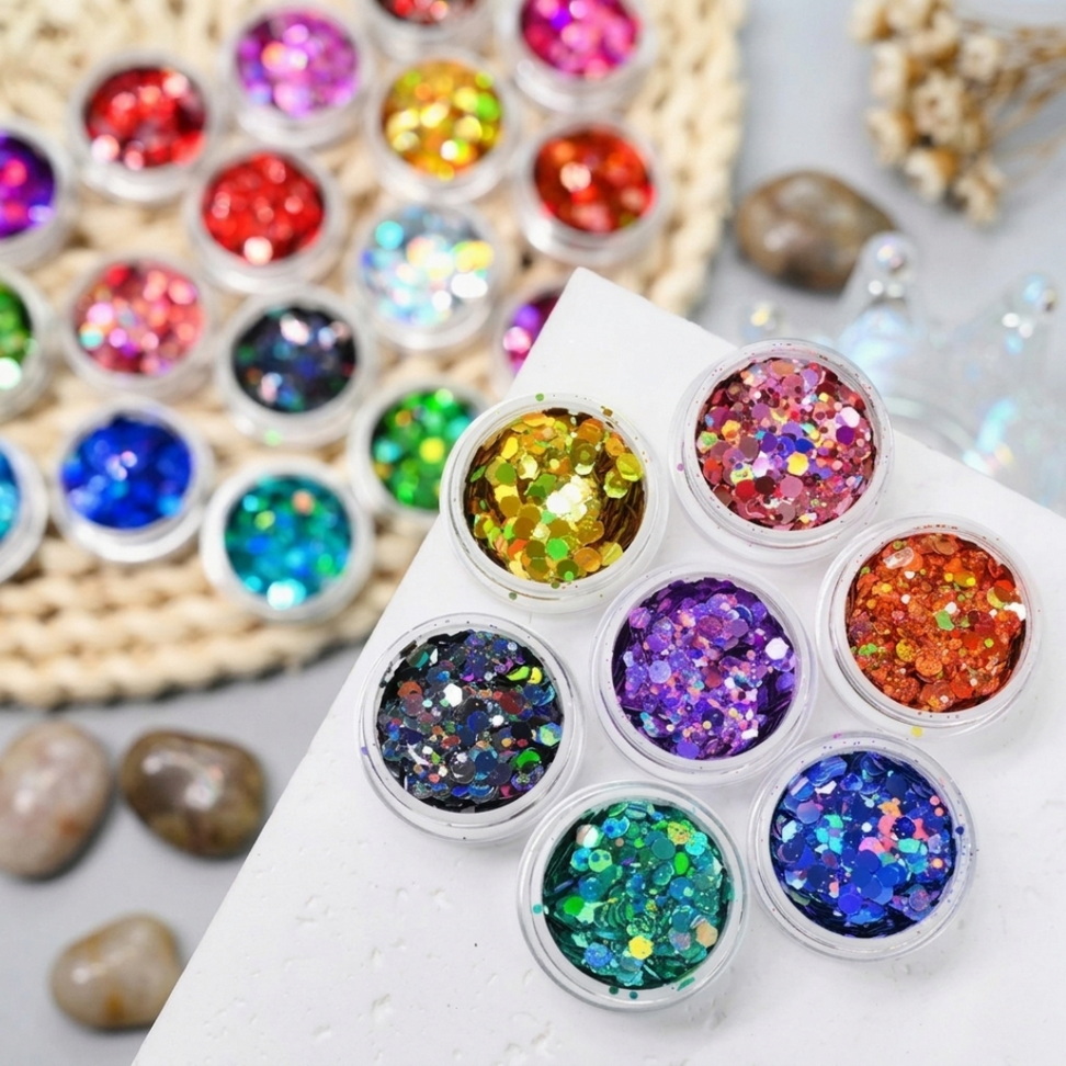 24PCS Holo-Chunk Glitters 003