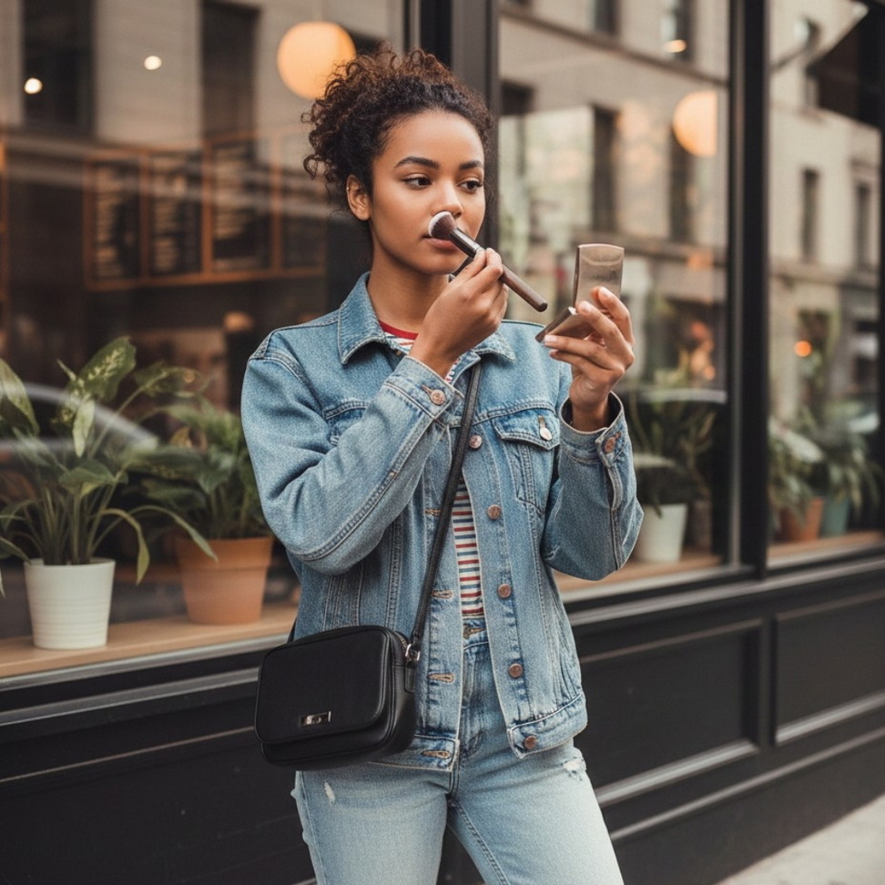4-in-1 Makeup Brush Set Makeup Set : 4Pcs 4-in-1 Makeup Brush Set Makeup Set : 4Pcs