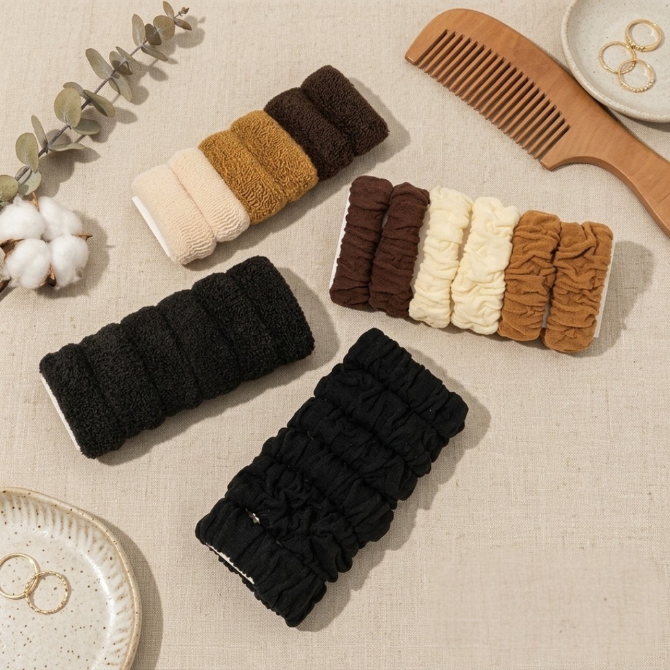 6PCS Trendy Scrunchies 001