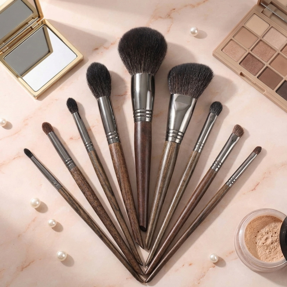 9-Piece Premium Makeup Brush Set Makeup Set : 9 Pcs 9-Piece Premium Makeup Brush Set Makeup Set : 9 Pcs