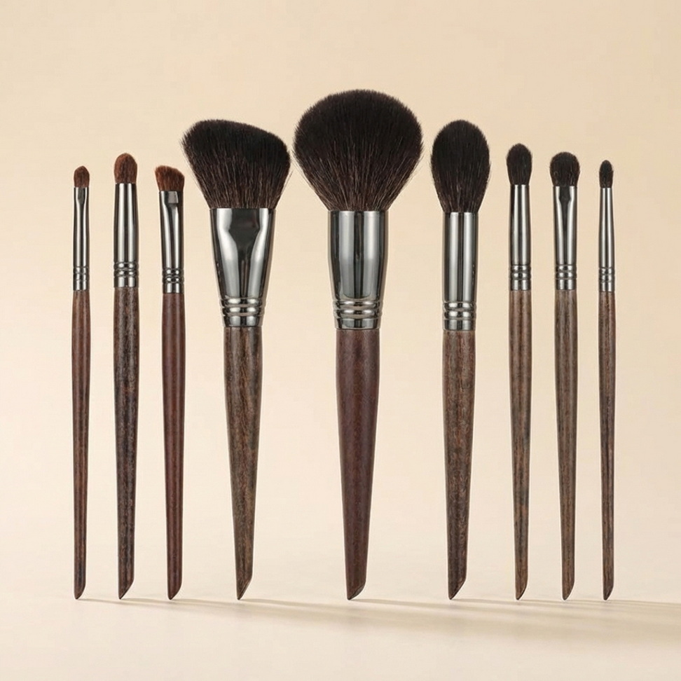 9-Piece Premium Makeup Brush Set Makeup Set : 9 Pcs 9-Piece Premium Makeup Brush Set Makeup Set : 9 Pcs