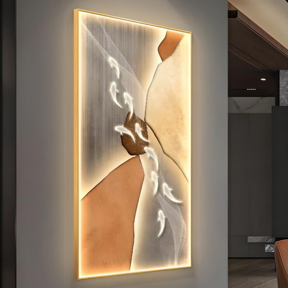 Abstract Fish LED Wall Lamp – Artistic Glow Best Deals Decor High-End Haven Style : A|B|C Abstract Fish LED Wall Lamp – Artistic Glow Best Deals Decor High-End Haven Style : A|B|C