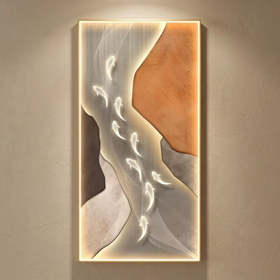Abstract Fish LED Wall Lamp – Artistic Glow Best Deals Decor High-End Haven Style : A|B|C Abstract Fish LED Wall Lamp – Artistic Glow Best Deals Decor High-End Haven Style : A|B|C