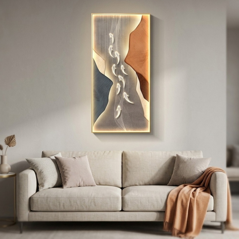 Abstract Fish LED Wall Lamp – Artistic Glow Best Deals Decor High-End Haven Style : A|B|C Abstract Fish LED Wall Lamp – Artistic Glow Best Deals Decor High-End Haven Style : A|B|C