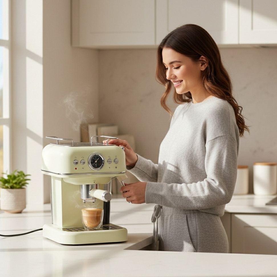 Automatic Espresso Cappuccino Machine Best Deals Coffee Corner High-End Haven Color : Green Automatic Espresso Cappuccino Machine Best Deals Coffee Corner High-End Haven Color : Green