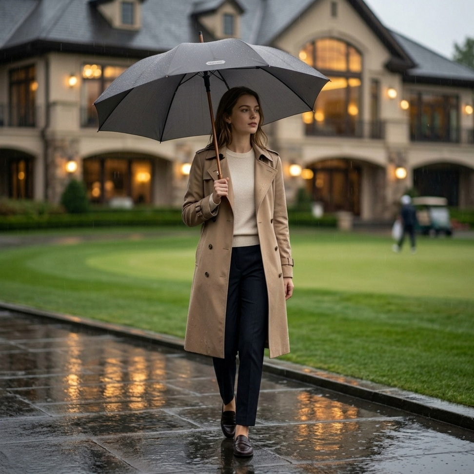Automatic Windproof Golf Umbrella 002
