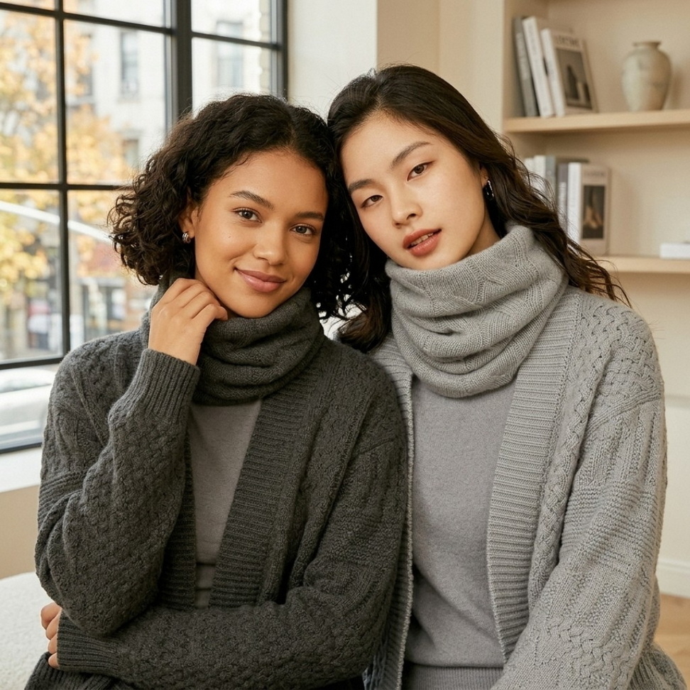 Chic Cashmere Ring Scarf 001