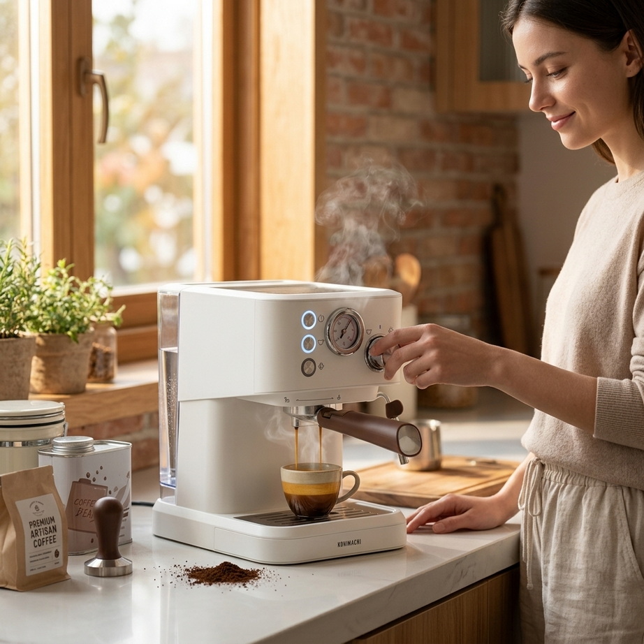 Compact Italian Espresso Coffee Maker 001