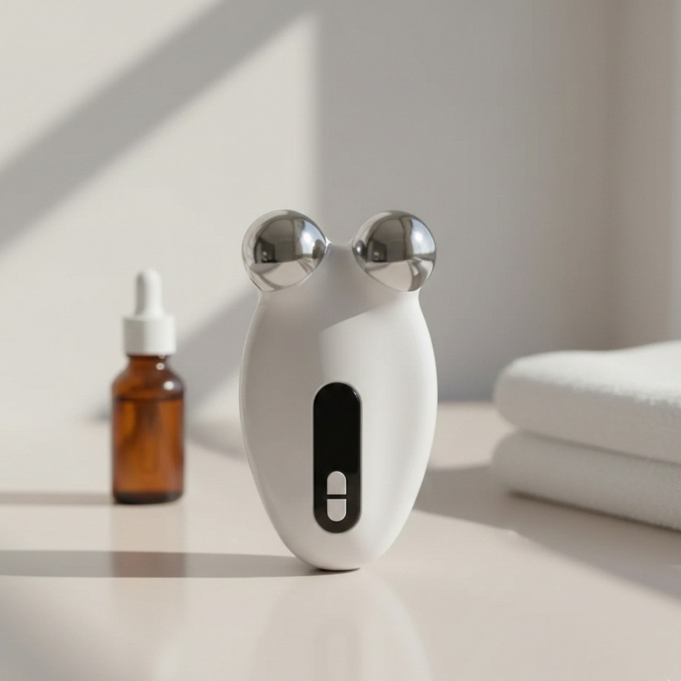 EMS Facial Microcurrent Roller Body Massage Color : Pink|White EMS Facial Microcurrent Roller Body Massage Color : Pink|White