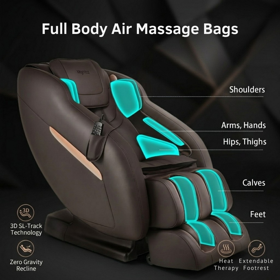 Full Body 3D Massage Chair Body Massage High-End Haven Color : Brown Full Body 3D Massage Chair Body Massage High-End Haven Color : Brown
