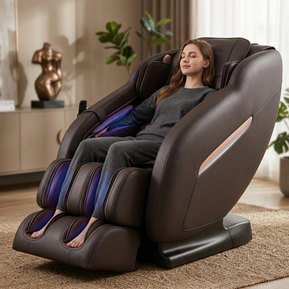 Full Body 3D Massage Chair Body Massage High-End Haven Color : Brown Full Body 3D Massage Chair Body Massage High-End Haven Color : Brown
