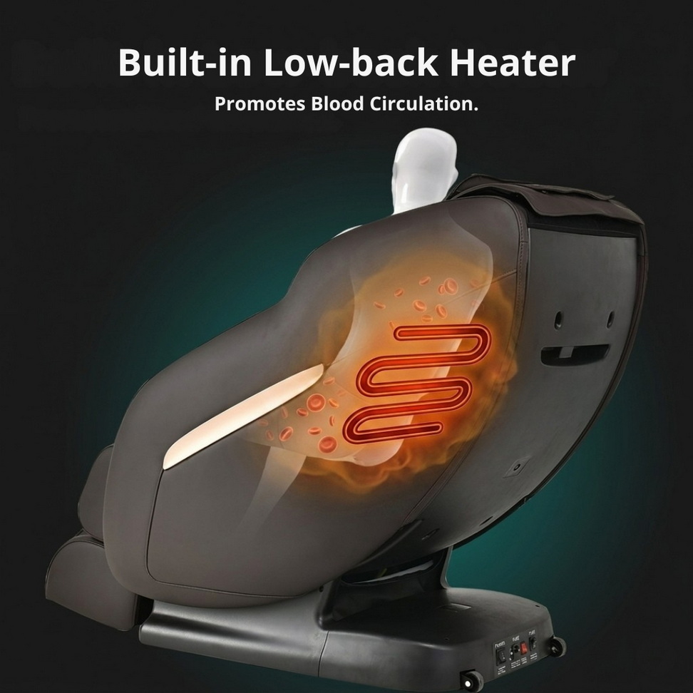 Full Body 3D Massage Chair with Thai Stretch & Zero Gravity Body Massage High-End Haven Color : Wine Red Full Body 3D Massage Chair with Thai Stretch & Zero Gravity Body Massage High-End Haven Color : Wine Red