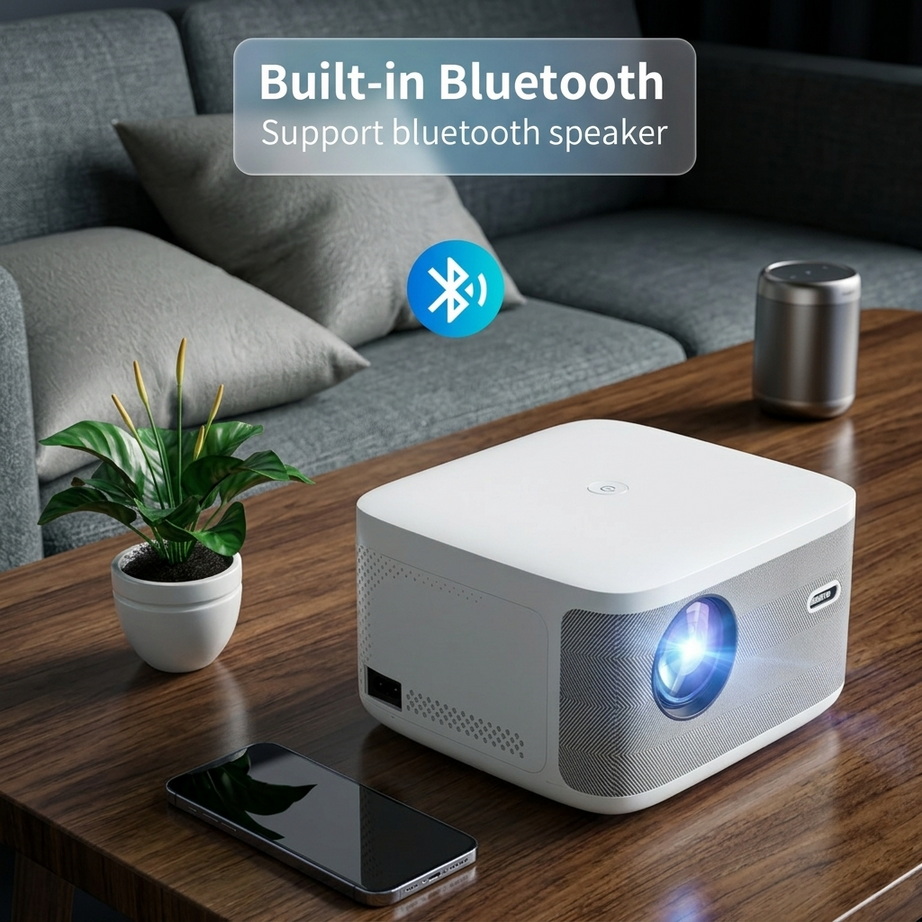 Full HD 1080P Smart LED Projector with Digital Focus 004