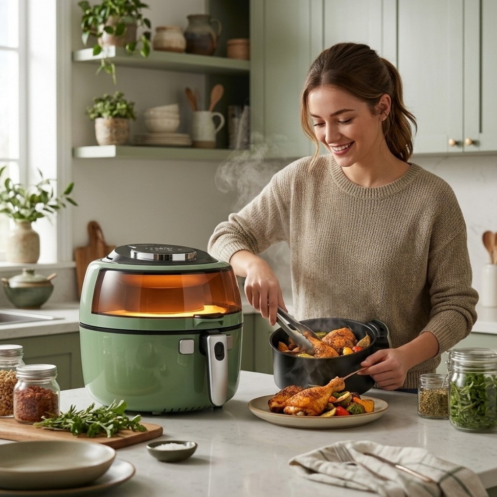 High-Capacity Smoke-Free Air Fryer 008
