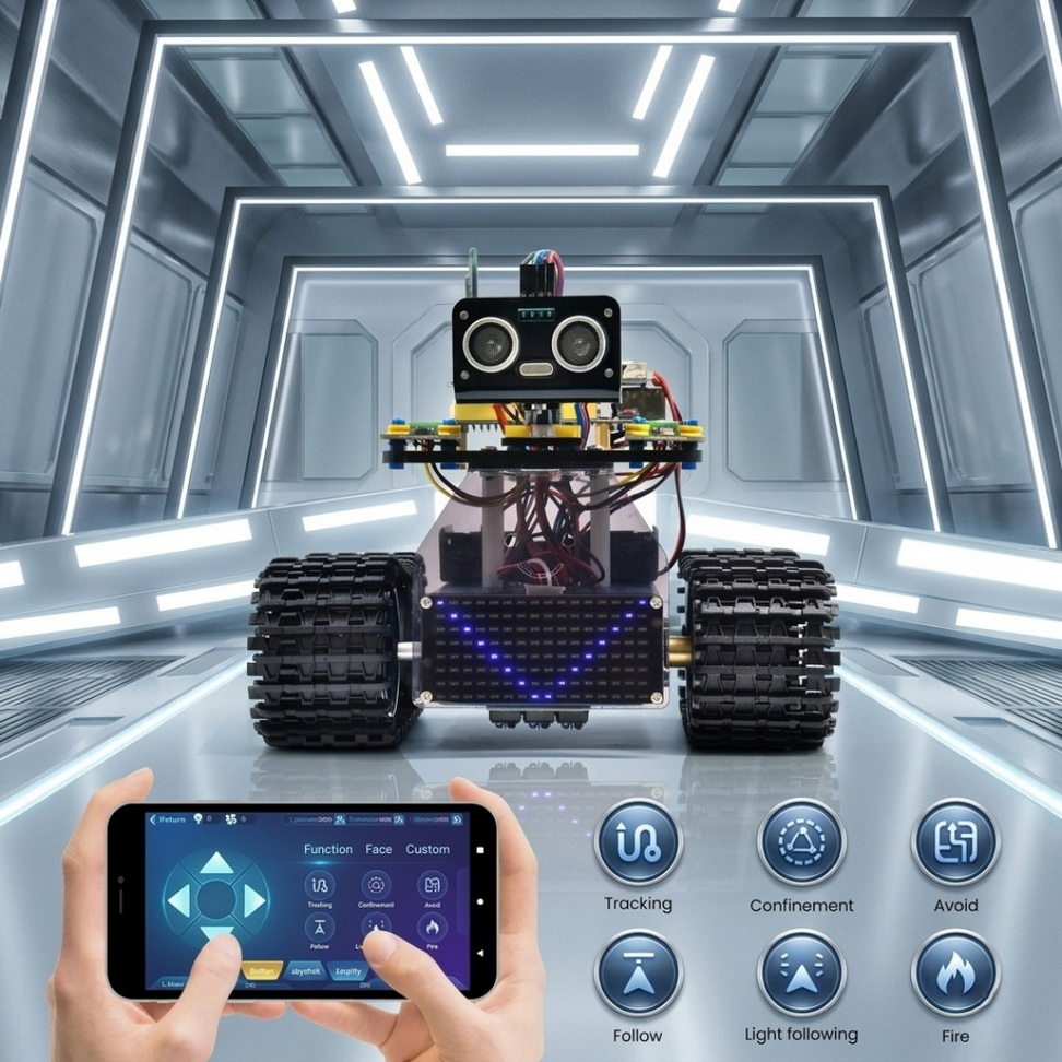 Mini Smart Tank Robot 001
