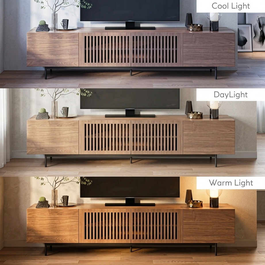 Modern Chic 2M Lowboard TV Stand 004