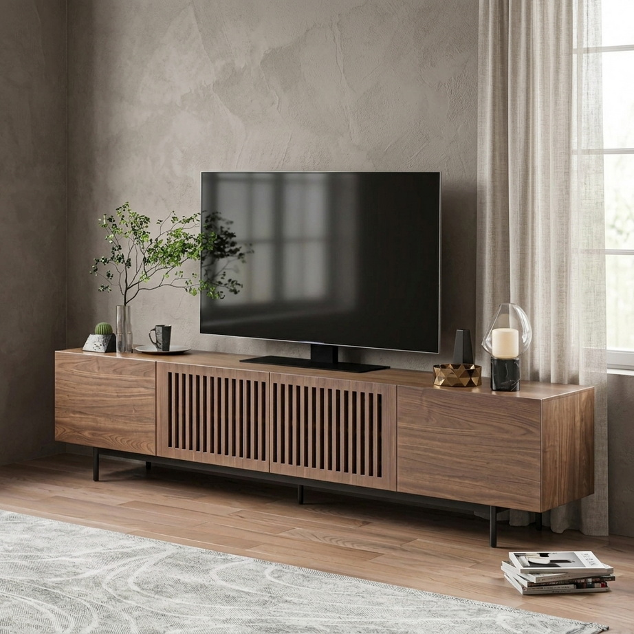Modern Chic 2M Lowboard TV Stand 006