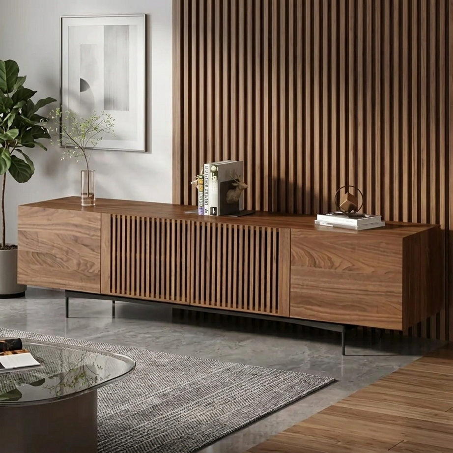 Modern Chic 2M Lowboard TV Stand 007