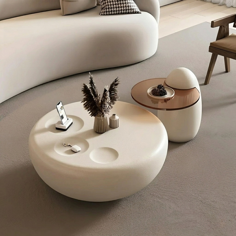 Modern Minimalist Round Coffee Table 006