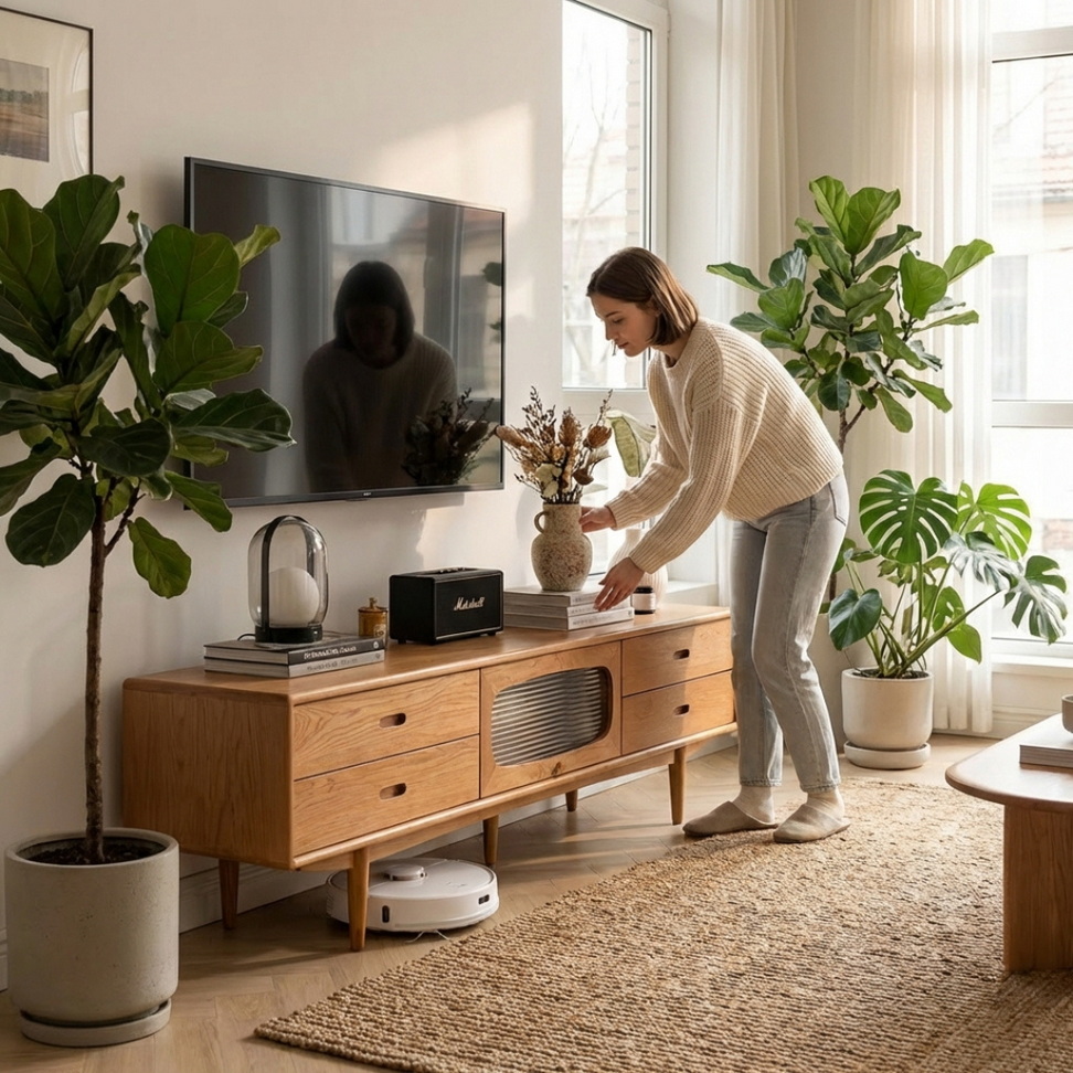 Modern Nordic Wooden TV Stand Furniture Size : 70.86×13.77×19.68in|78.74×13.77×19.68in Modern Nordic Wooden TV Stand Furniture Size : 70.86x13.77x19.68in|78.74x13.77x19.68in
