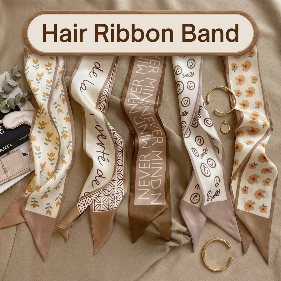 Nude Silk Hair Band 001