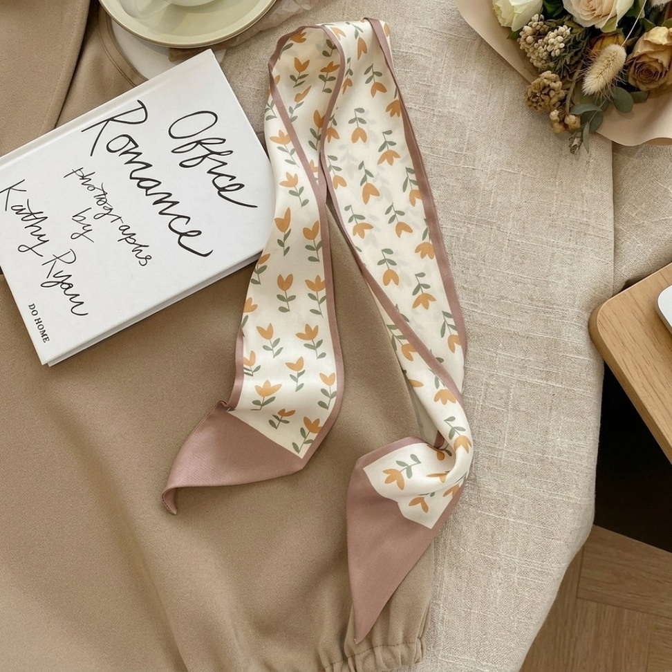 Nude Silk Hair Band 005