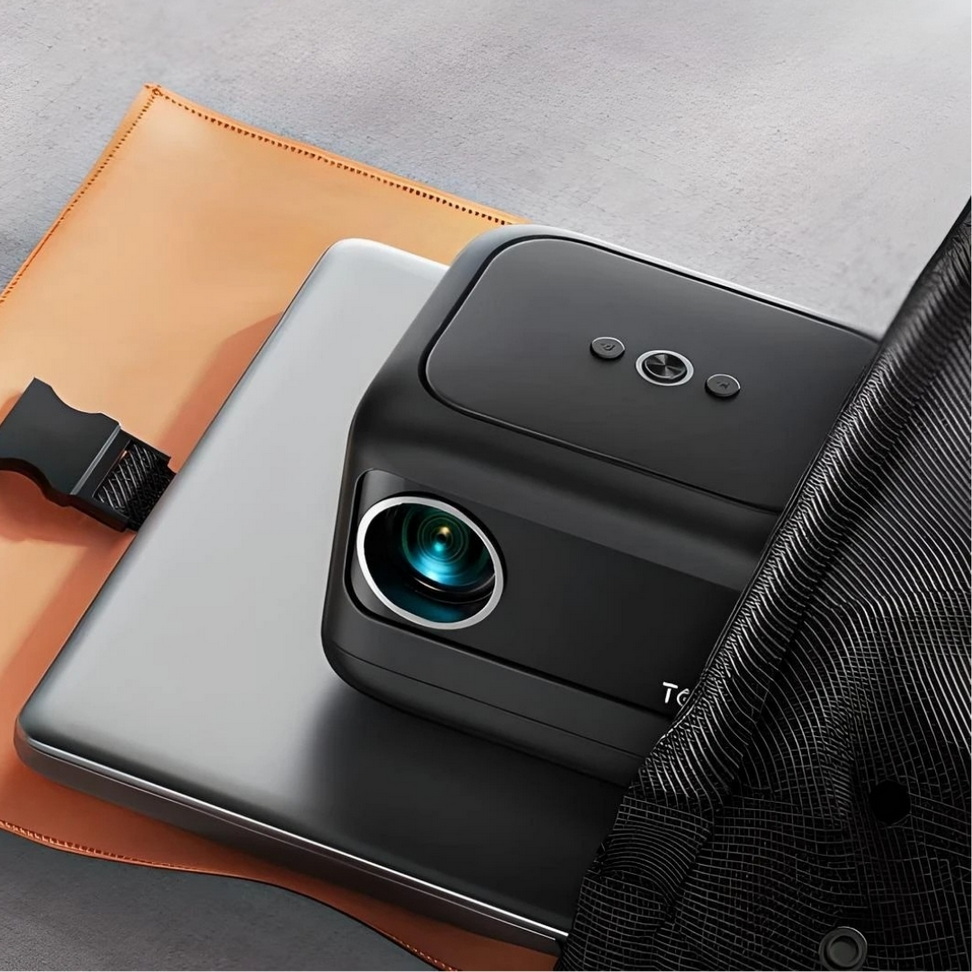 Portable 1080p Smart Projector Projectors Color : Black Portable 1080p Smart Projector Projectors Color : Black