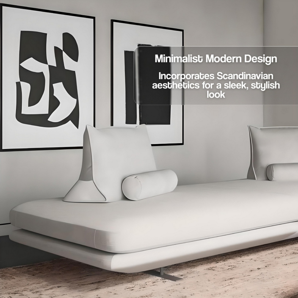 Reclinable Sofa Bed Furniture Color : Yellow|White|Gray Reclinable Sofa Bed Furniture Color : Yellow|White|Gray