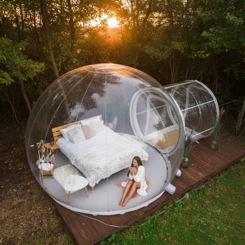 See-Through Starview Bubble Camping Tent High-End Haven Pool & Garden See-Through Starview Bubble Camping Tent High-End Haven Pool & Garden