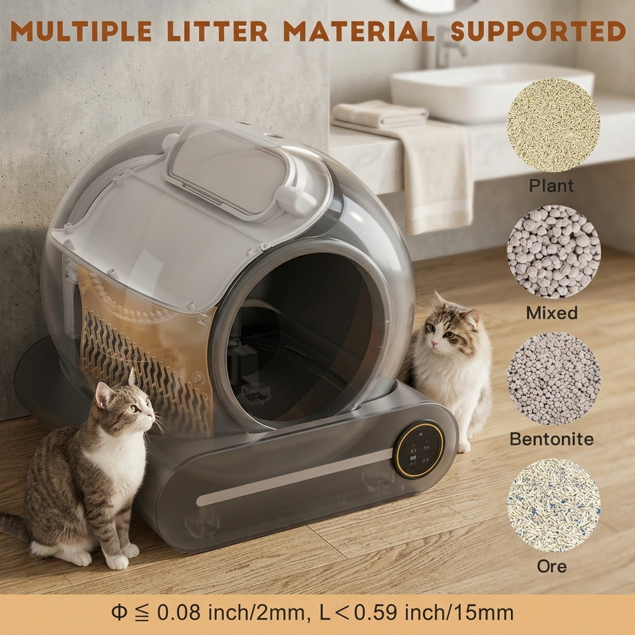 Smart Self-Cleaning Cat Litter Box 005