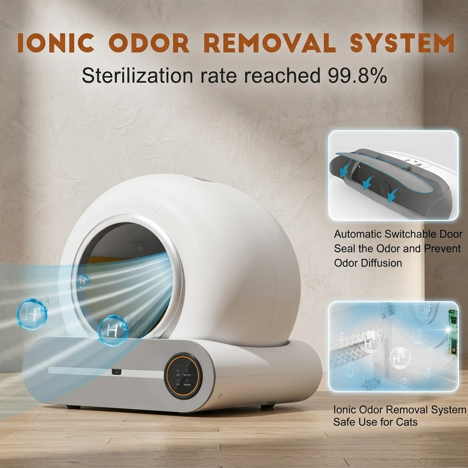 Smart Self-Cleaning Cat Litter Box 006