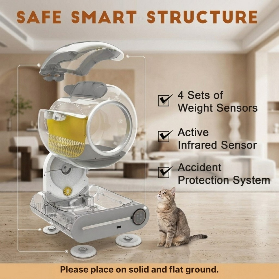 Smart Self-Cleaning Cat Litter Box 007