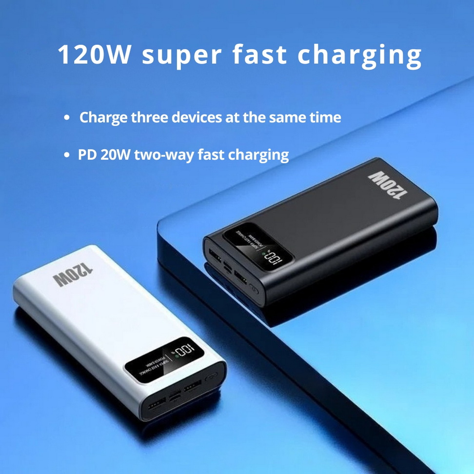 Ultra High‑Capacity 200000mAh Power Bank Power Banks Color : Black|White Ultra High‑Capacity 200000mAh Power Bank Power Banks Color : Black|White