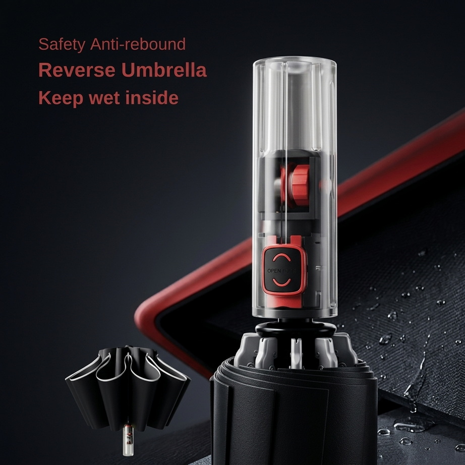 Windproof Reverse Folding Umbrella 001