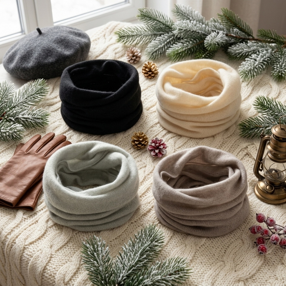 Winter Cashmere Neck Warmer 003