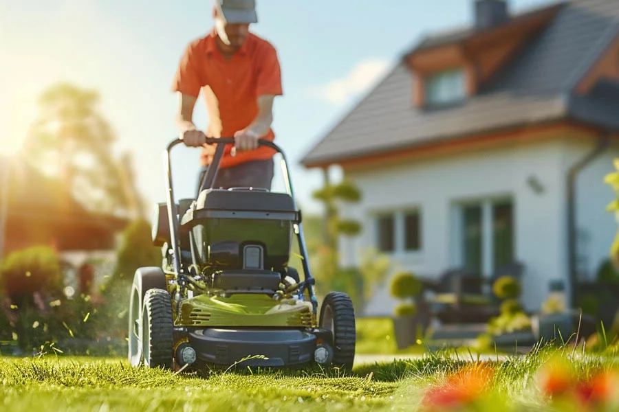 small battery lawn mower