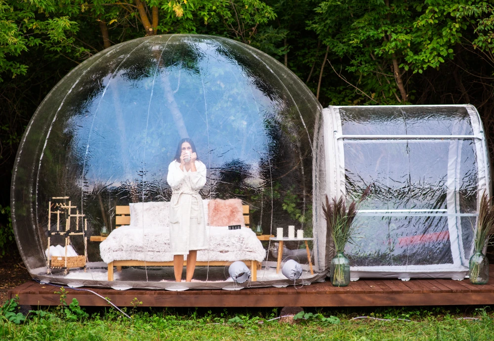 inflatable bubble tent