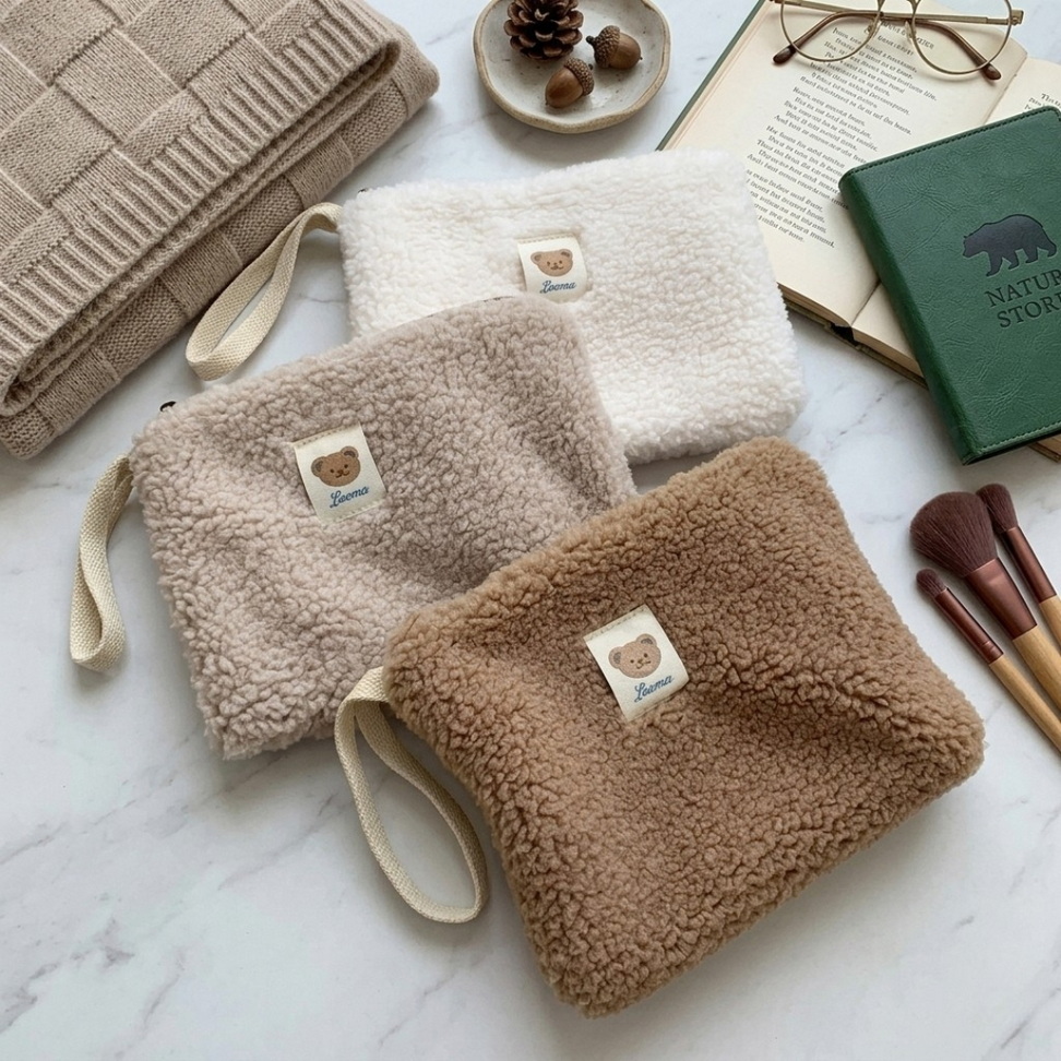 Chic Plush Multi-Purpose Cosmetic Storage Bag 003