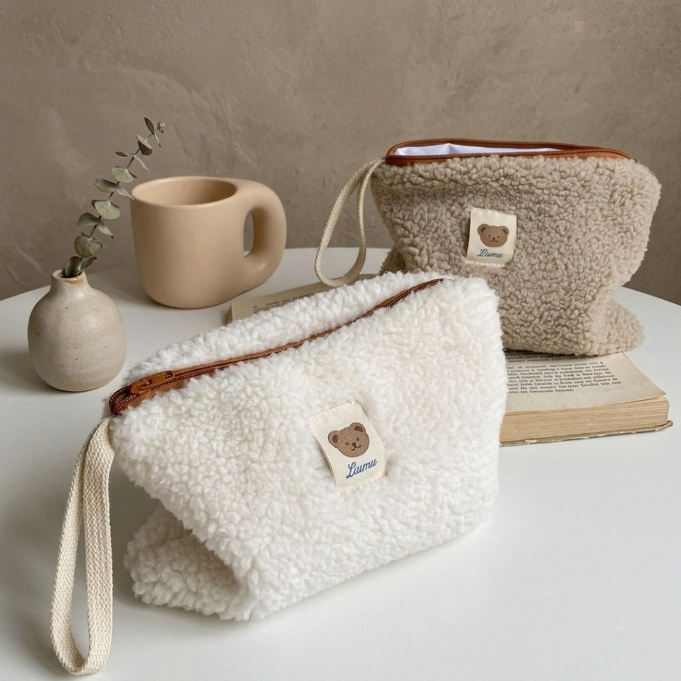 Chic Plush Multi-Purpose Cosmetic Storage Bag 004
