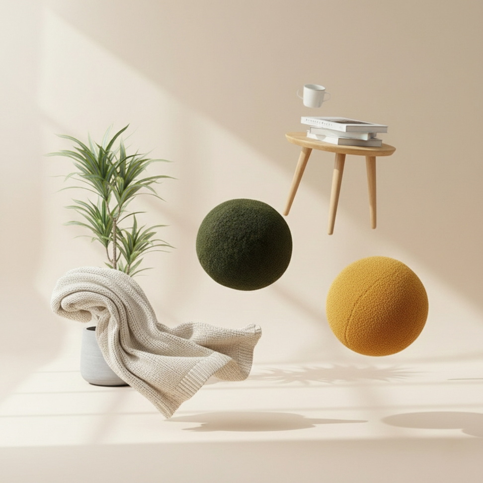 Cozy Wool Ball Cushion for Comfort & Style Cozy Home New Arrivals Color : White|Brown|Yellow|Green Cozy Wool Ball Cushion for Comfort & Style Cozy Home New Arrivals Color : White|Brown|Yellow|Green