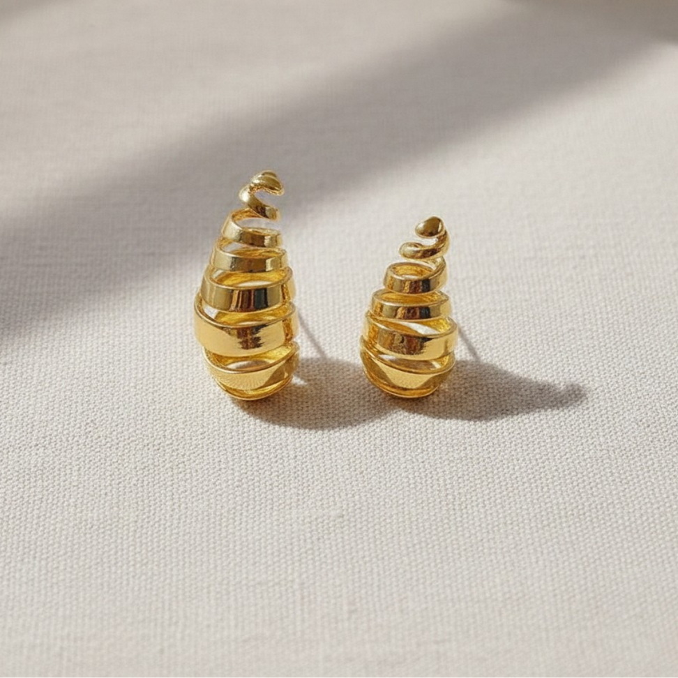 Glossy Teardrop Stud Earrings Earrings New Arrivals Color : Gold|Silver Glossy Teardrop Stud Earrings Earrings New Arrivals Color : Gold|Silver