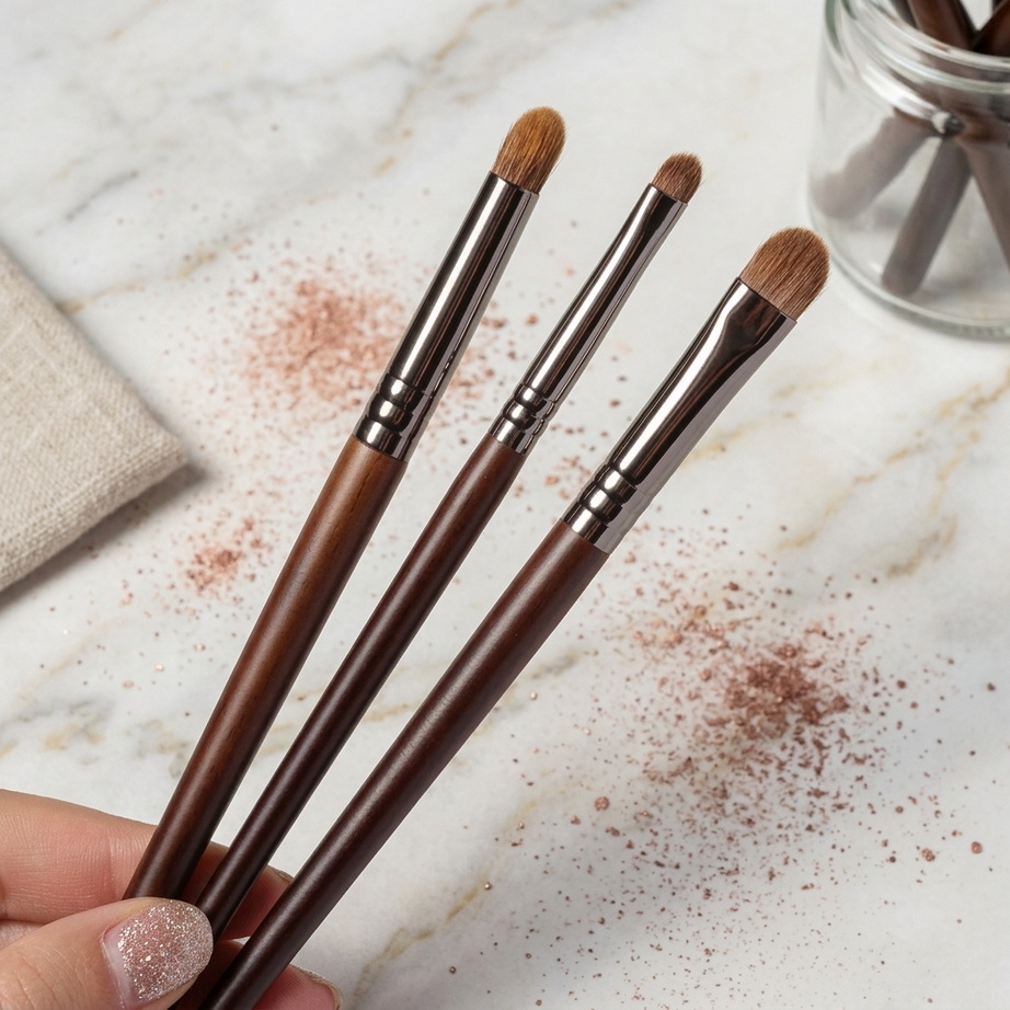 Premium Goat Hair Tapered Blending Makeup Brushes 006