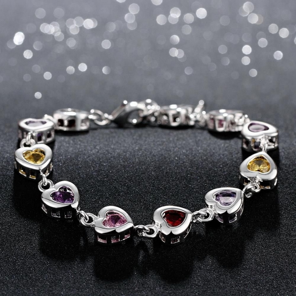 Silver Crystal Stone Drop Bracelet Bracelets New Arrivals Color : Silver Silver Crystal Stone Drop Bracelet Bracelets New Arrivals Color : Silver