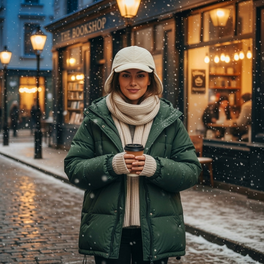 Warm Retro Bomber Hat 002