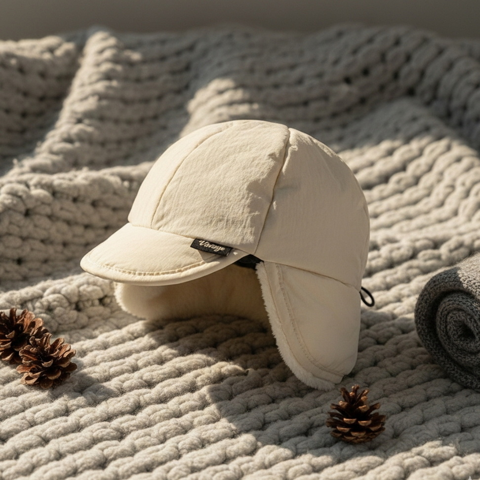Warm Retro Bomber Hat 004